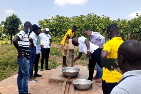 Water Quality Testing at Outlets in Oti Region