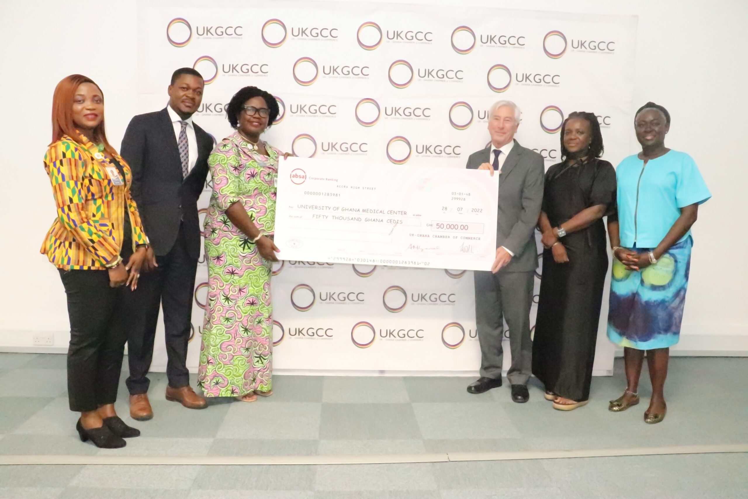 UKGCC donates to the University of Ghana Medical Centre