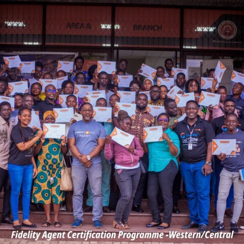 Staff of Fidelity Bank with Agents