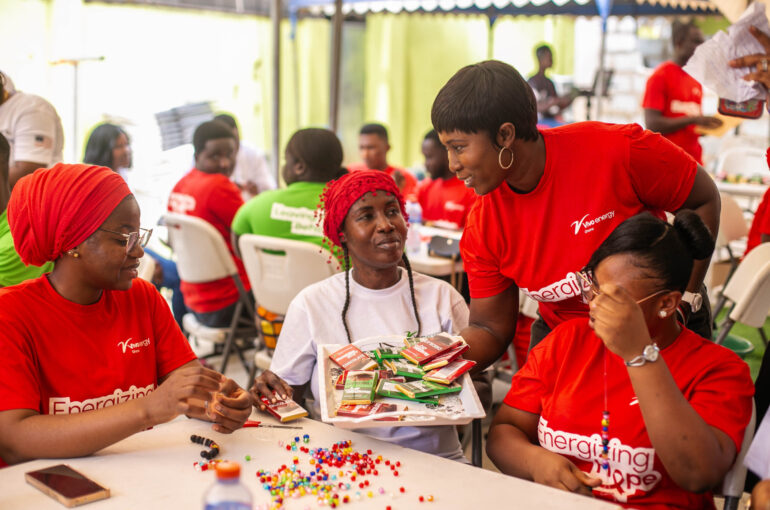 Distribution of branded chocolates to reisdents of Chosen Rehabilitation Centre