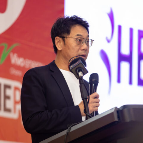 Mr. Christian Li, Managing Director of Vivo Energy Ghana delivering his address at the ShePower Summit 2026 held at the College of Engineering, KNUST