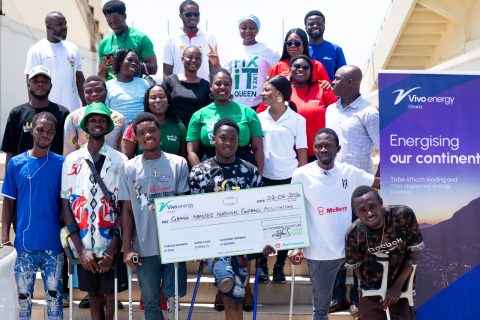 A group picture with some members of the Ghana National Amputee Football Association